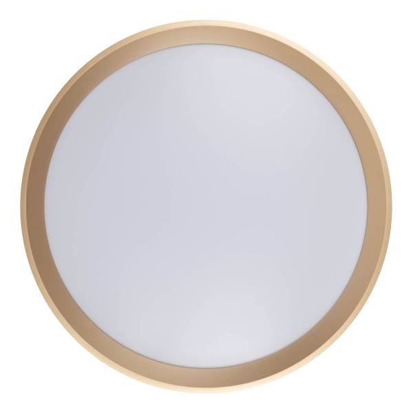 LED-plafondlamp Rio ijzer - goudkleurig/wit - 1-lichts