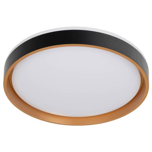 LED-Deckenleuchte Tunis Eisen - Schwarz / Gold - 1-flammig