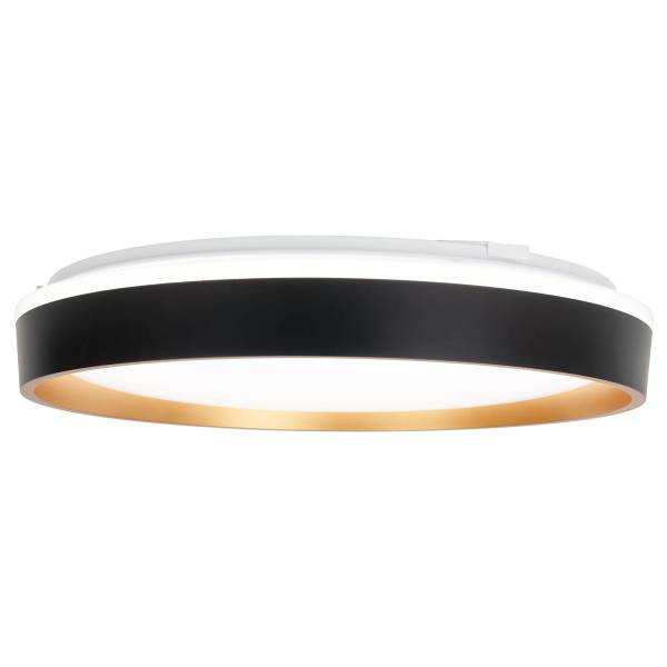 LED-Deckenleuchte Tunis Eisen - Schwarz / Gold - 1-flammig