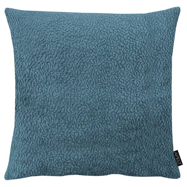 Coussin décoratif Toulouse Chenille - Bleu pétrole - 58 x 58 cm