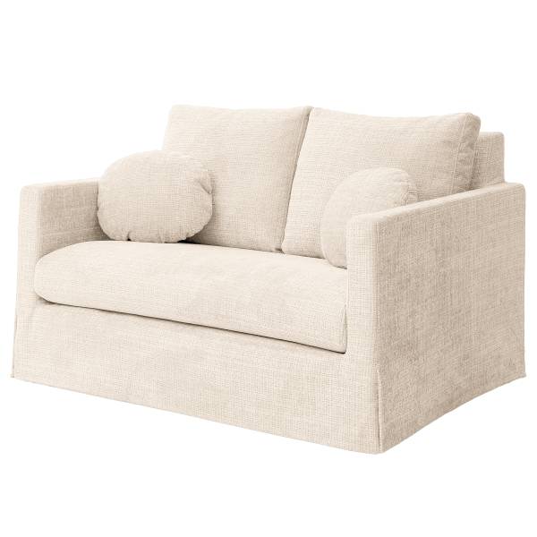 Wechselbezug für 2-Sitzer Sofa Marail Chenille Cristy: Creme
