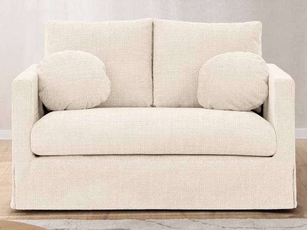 Wechselbezug für 2-Sitzer Sofa Marail Chenille Cristy: Creme