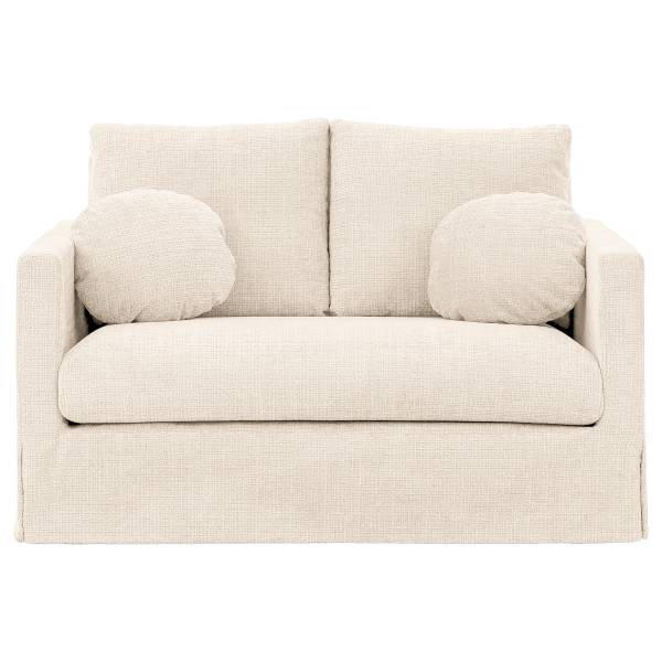 Wechselbezug für 2-Sitzer Sofa Marail Chenille Cristy: Creme