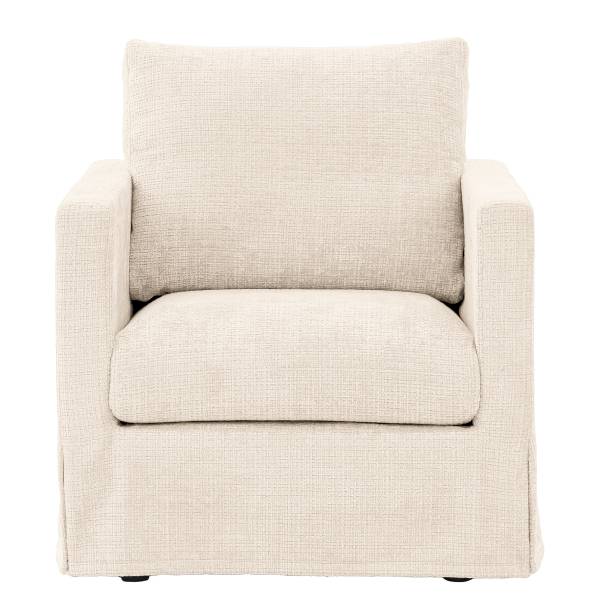 Sessel Marail Chenille Cristy: Creme