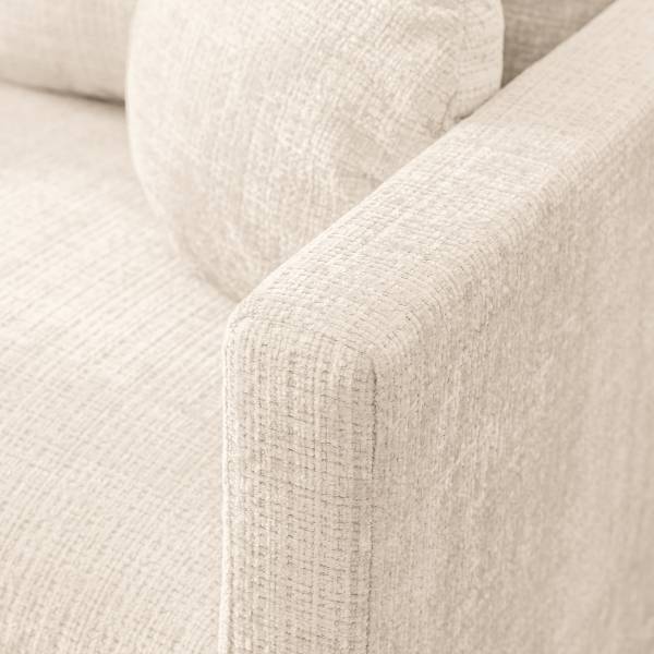 Sessel Marail Chenille Cristy: Creme