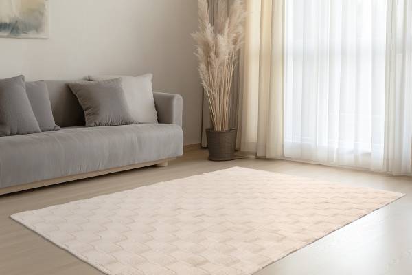 Tappeto a pelo corto Botany 625 Beige - 80 x 150 cm