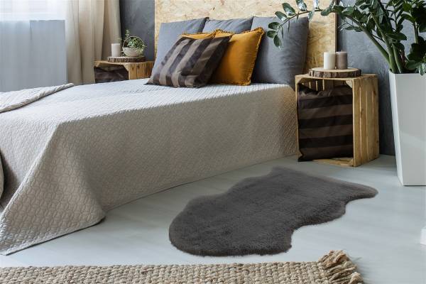 Tappeto a pelo alto Cosy Sheepskin 525 Grigio