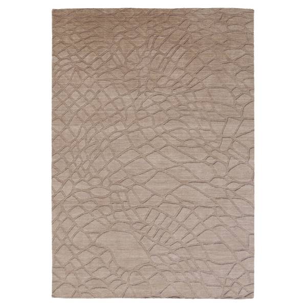 Tappeto a pelo corto Ganges 710 Marrone - Lana - 80 x 1.7 x 150 cm