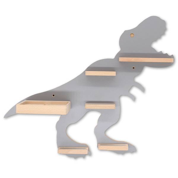 Regal Boarti für Hörfiguren - Dino Grau