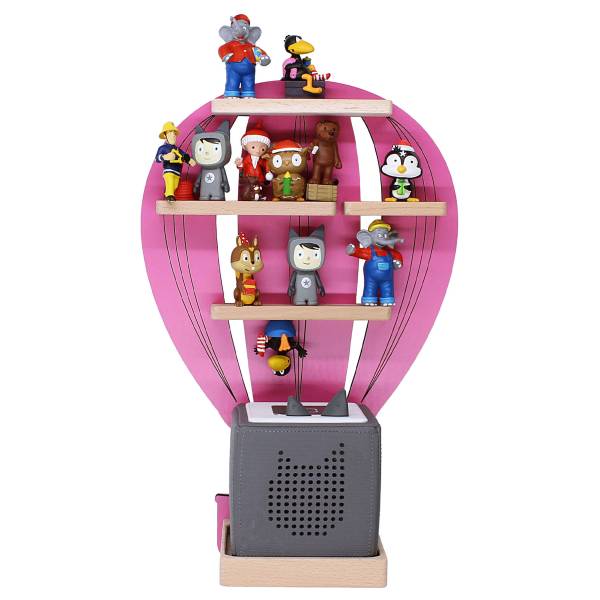 Regal Boarti für Hörfiguren - Luftballon Pink / Eiche Dekor