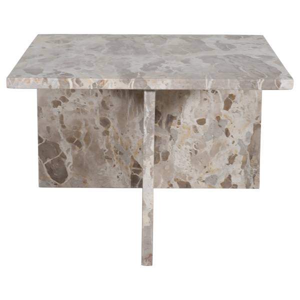 Set di 2 tavolini da salotto PUEL marmo grigio-marrone