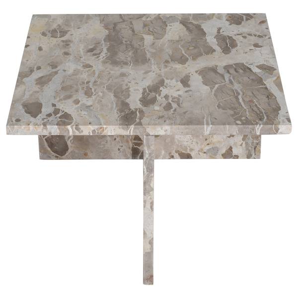 Set di 2 tavolini da salotto PUEL marmo grigio-marrone