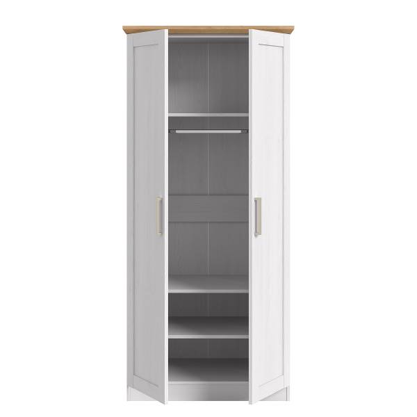 Armadio battente Florenz Effetto larice / Effetto rovere