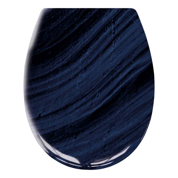 WC-Sitz Mystic Blau - Kunstharz - 37 x 5 x 45 cm