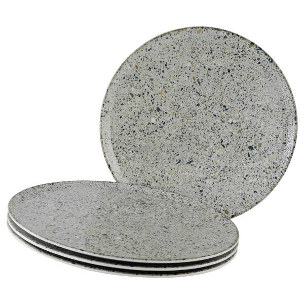 Pizzabord Stone Collection steengoed - grijs