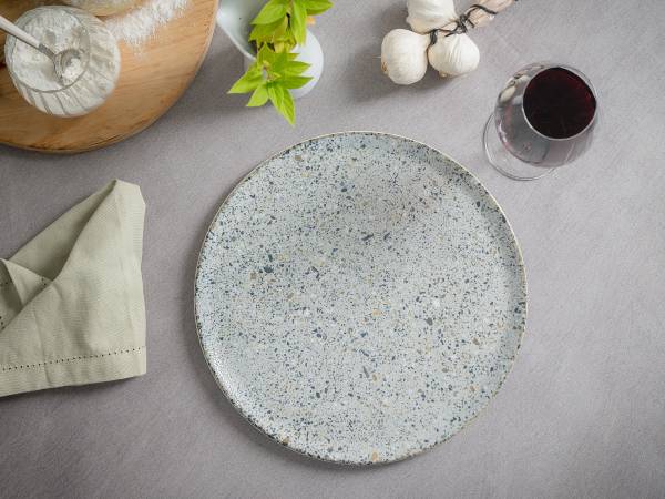 Pizzabord Stone Collection steengoed - grijs