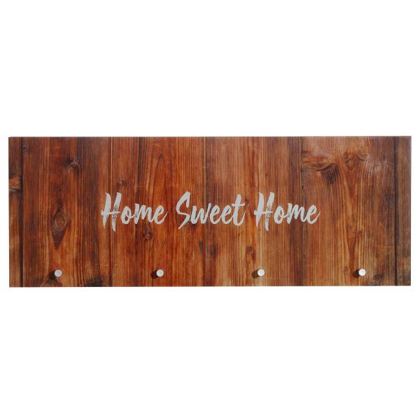 Garderobenleiste Lem - Sweet Home Glas - Braun