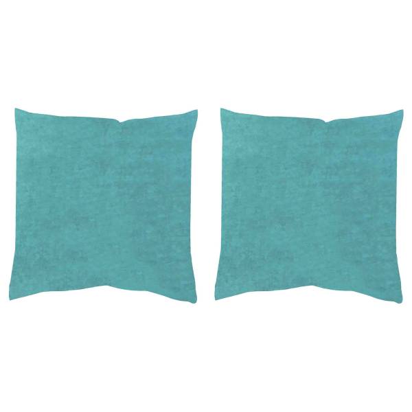 Dekokissen Elmer 2er-Set Polyester - Türkis - 50 x 50 cm