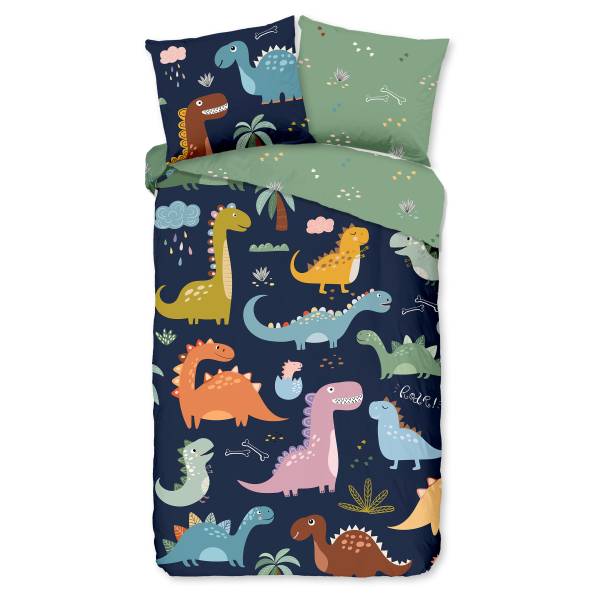 Kinderbettwäsche Terra Microfaser - 140 x 200/220 cm + Kissen 70 x 60 cm