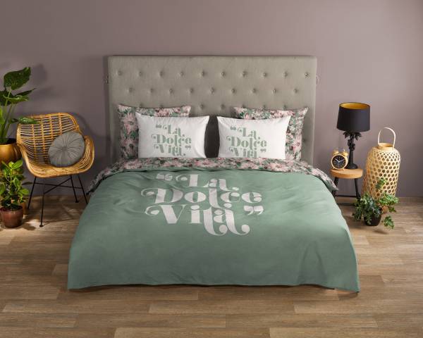 Renforcé-Bettwäsche Vita Renforcé - 140 x 200/220 cm + Kissen 70 x 60 cm