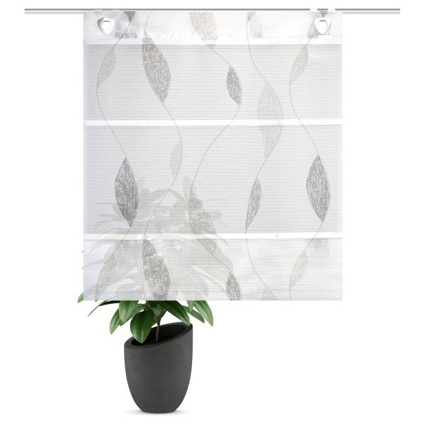 Magnetrollo Paolo Polyester - Steingrau - 45 x 130 cm