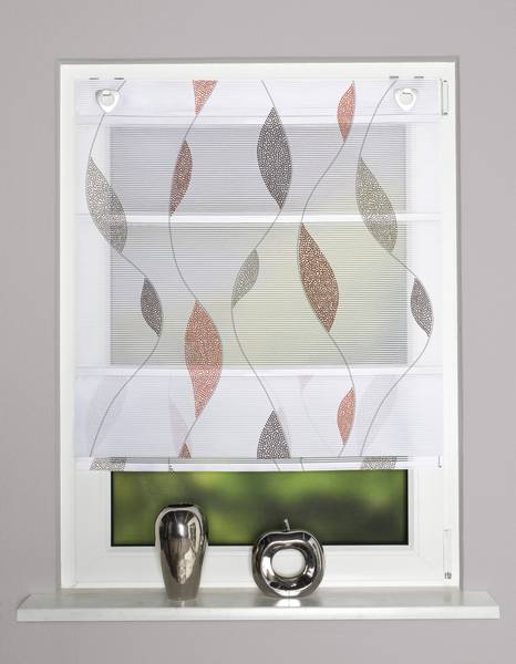 Magnetrollo Paolo Polyester - Terracotta - 45 x 130 cm