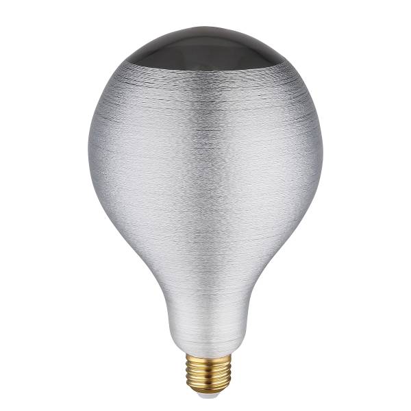 LED-lichtbron Kamp gekleurd glas - zilverkleurig/zwart