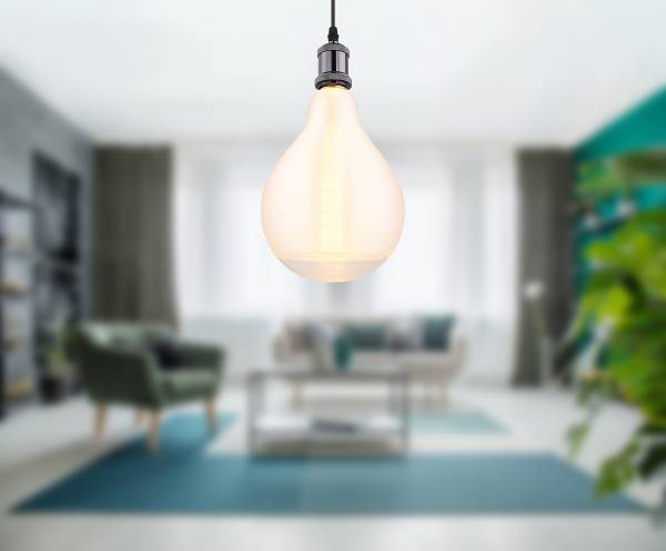 LED-lichtbron Kamp transparant glas - wit