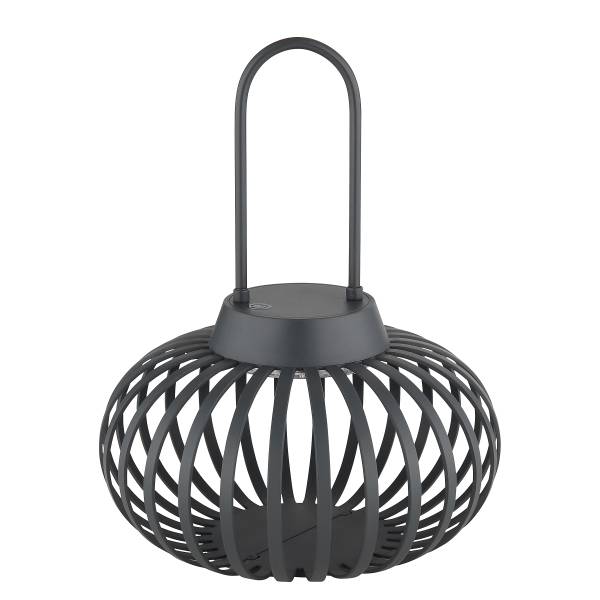 LED-Tischleuchte Allegra Eisen - 1-flammig - Anthrazit