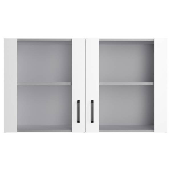 Hängeschrank OPTImulti Glastüren Weiß