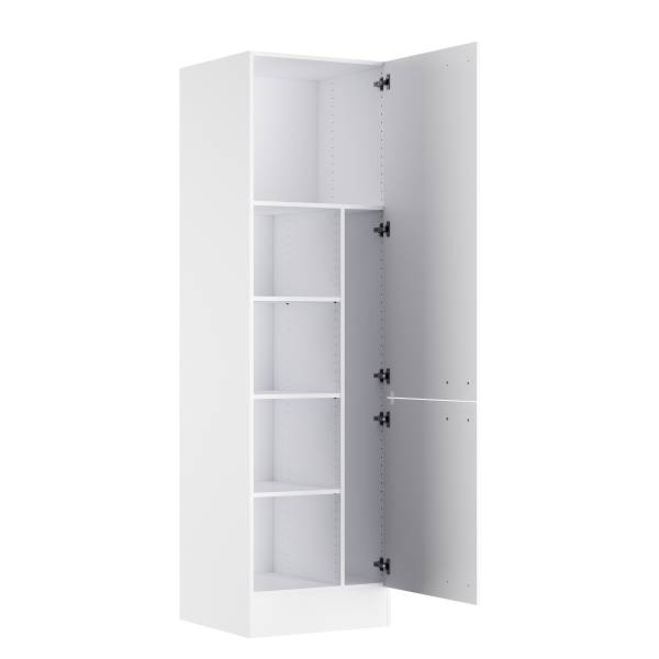Hochschrank OPTImulti mit Innenregal Weiß