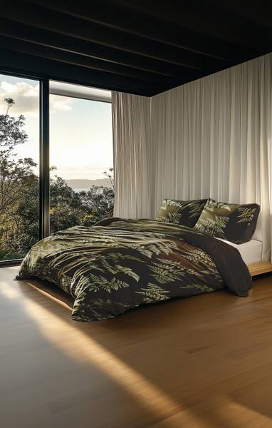 Mako-Satin-Bettwäsche Rua Mako-Satin - 200 x 260 cm + 2 Kissen 60 x 70 cm