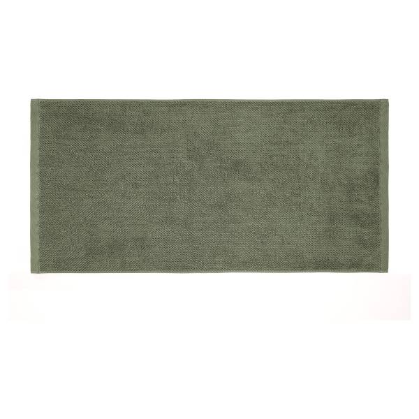 Serviette de plage Grant Éponge de coton - Vert olive