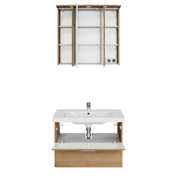 Badset Quickset 917 2-teilig Eiche Riviera Dekor