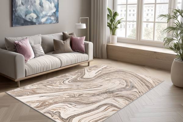 Kurzflorteppich Chalk 125 Polyester - 120 x 170 cm