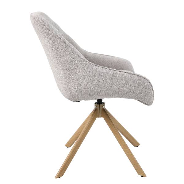 Esszimmerstuhl NEW MODERN Stahl/Polyester - Beige
