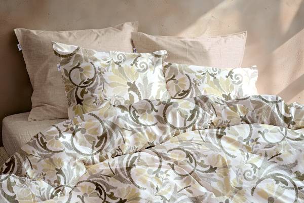 Flanellen beddengoed Amaury 140 x 250 cm + kussen 60 x 70 cm