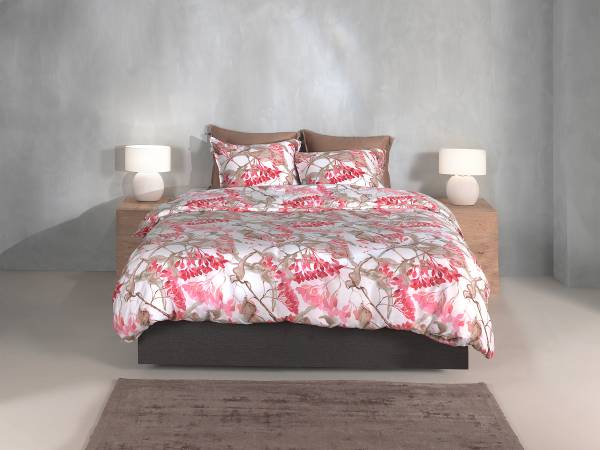Linge de lit en satin Mako Dario 135 x 200 cm + oreiller 80 x 80 cm