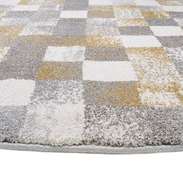 Tapis à poils courts Hydra Scale Rond Autre - 120 x 120 cm