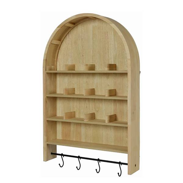 Tassenregal Noden Braun