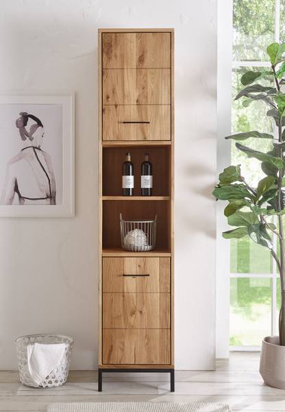 Massiver Hochschrank Iabi Wildeiche massiv