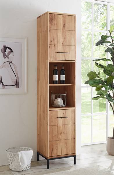 Massiver Hochschrank Iabi Wildeiche massiv