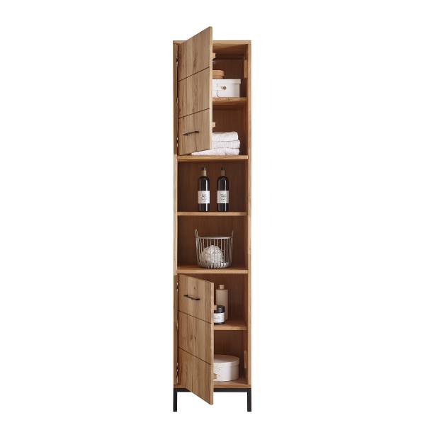 Massiver Hochschrank Iabi Wildeiche massiv