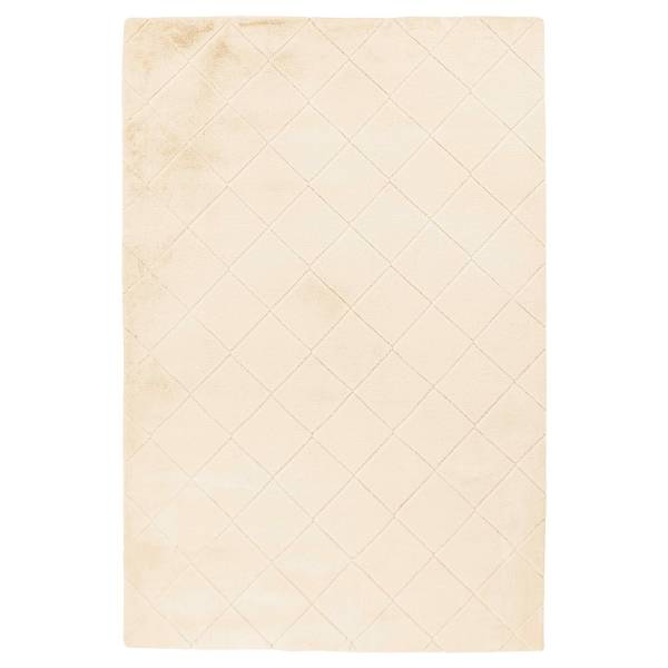 Hoogpolig vloerkleed Imala 125 crèmekleurig - 160 x 230 cm