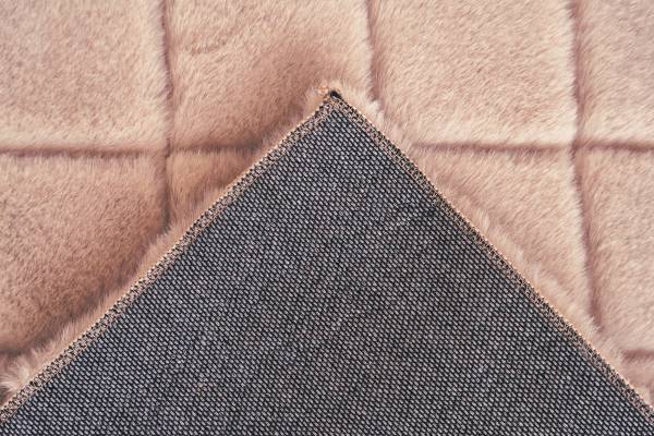 Tapis à poils longs Imala 125 Rose - 80 x 150 cm