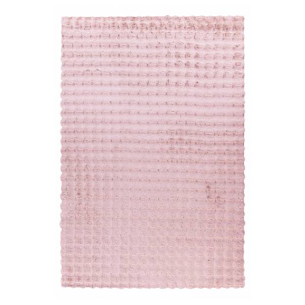 Tapis à poils longs Hailey 125 Rose - 160 x 230 cm