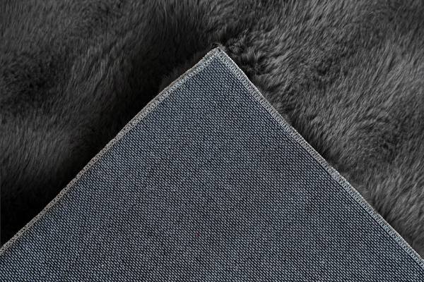 Hochflorteppich Hailey 125 Schwarz - 80 x 150 cm