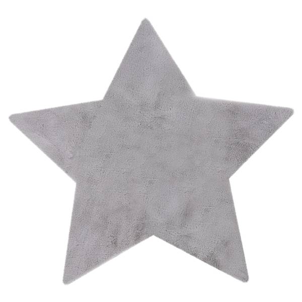 Tapis à poils courts Lille 868 Gris - Polyester - 86 x 2 x 86 cm