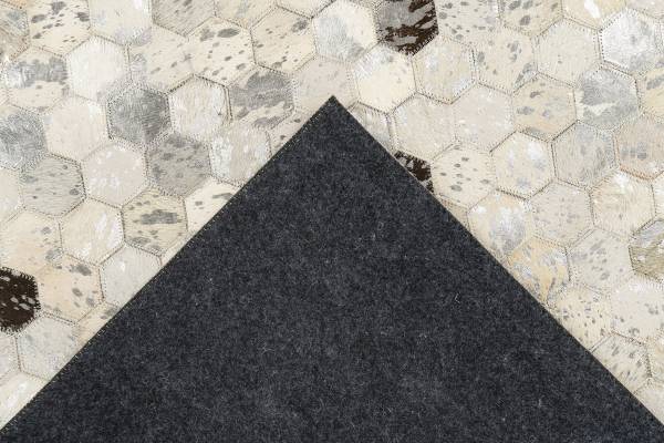 Tapis Lavin 1025 à poils courts Beige / Anthracite - 80 x 150 cm