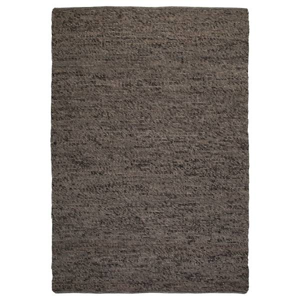 Laagpolig vloerkleed Kvell 875 grafietkleurig - 160 x 230 cm